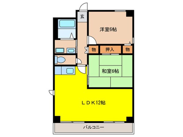 パレドK・Sの物件間取画像